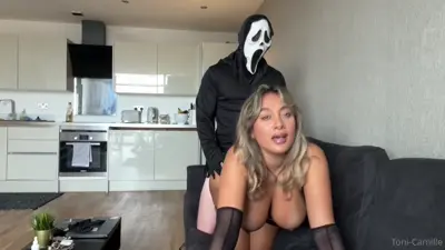 Toni Camille Halloween Mask Sextape